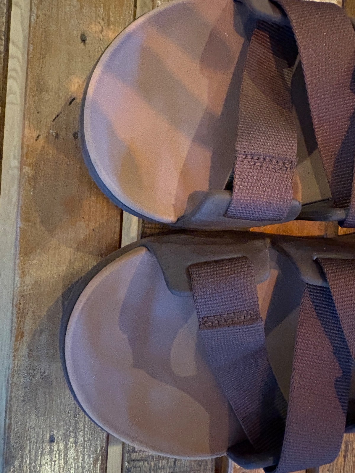 Chaco Chillos Slide Sandals Mens Size 9 Brown Adjustable Buckle Comfort Shoes