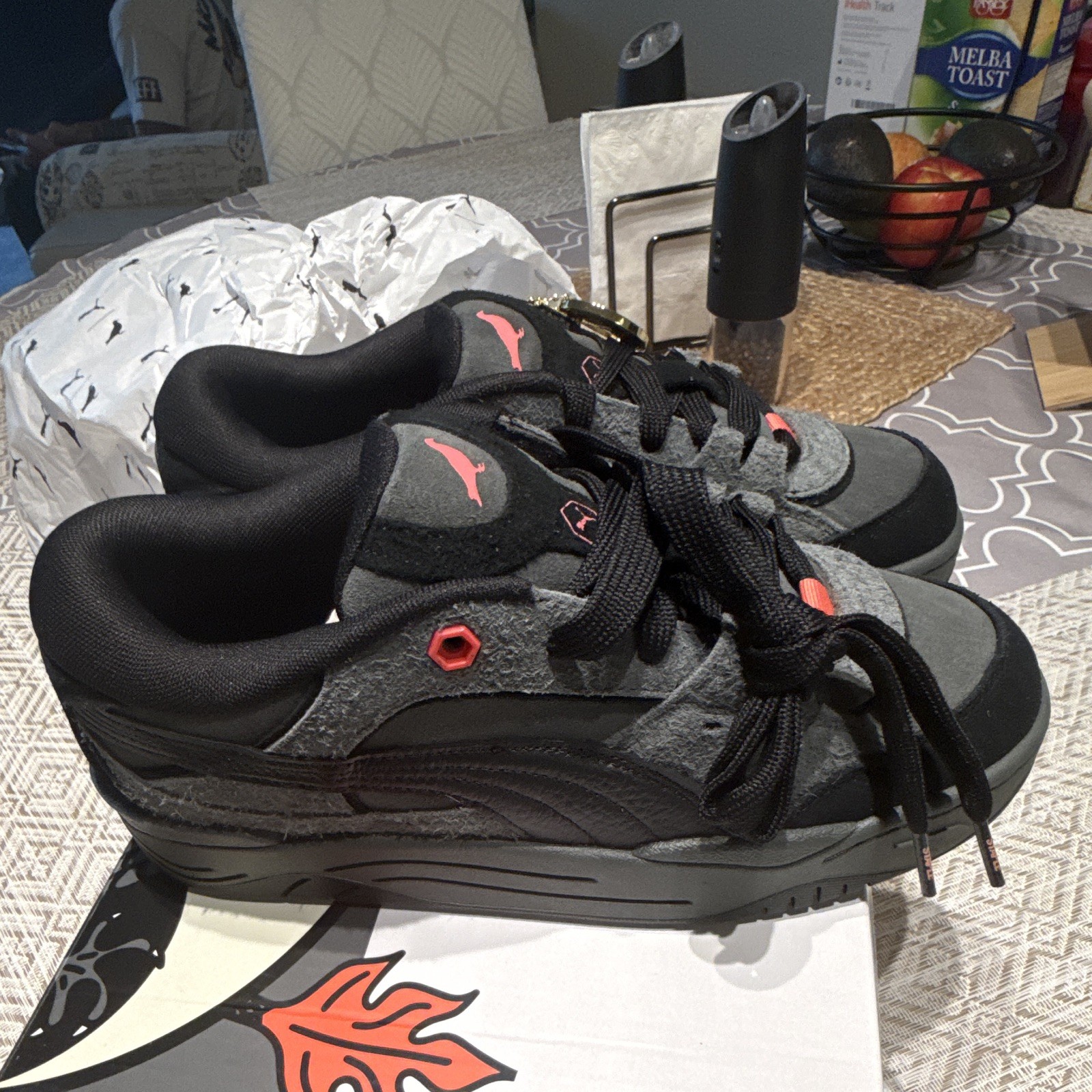 PUMA Jeff Staple x PUMA 180 Year of the Dragon Black Suede Sneaker 396309-03