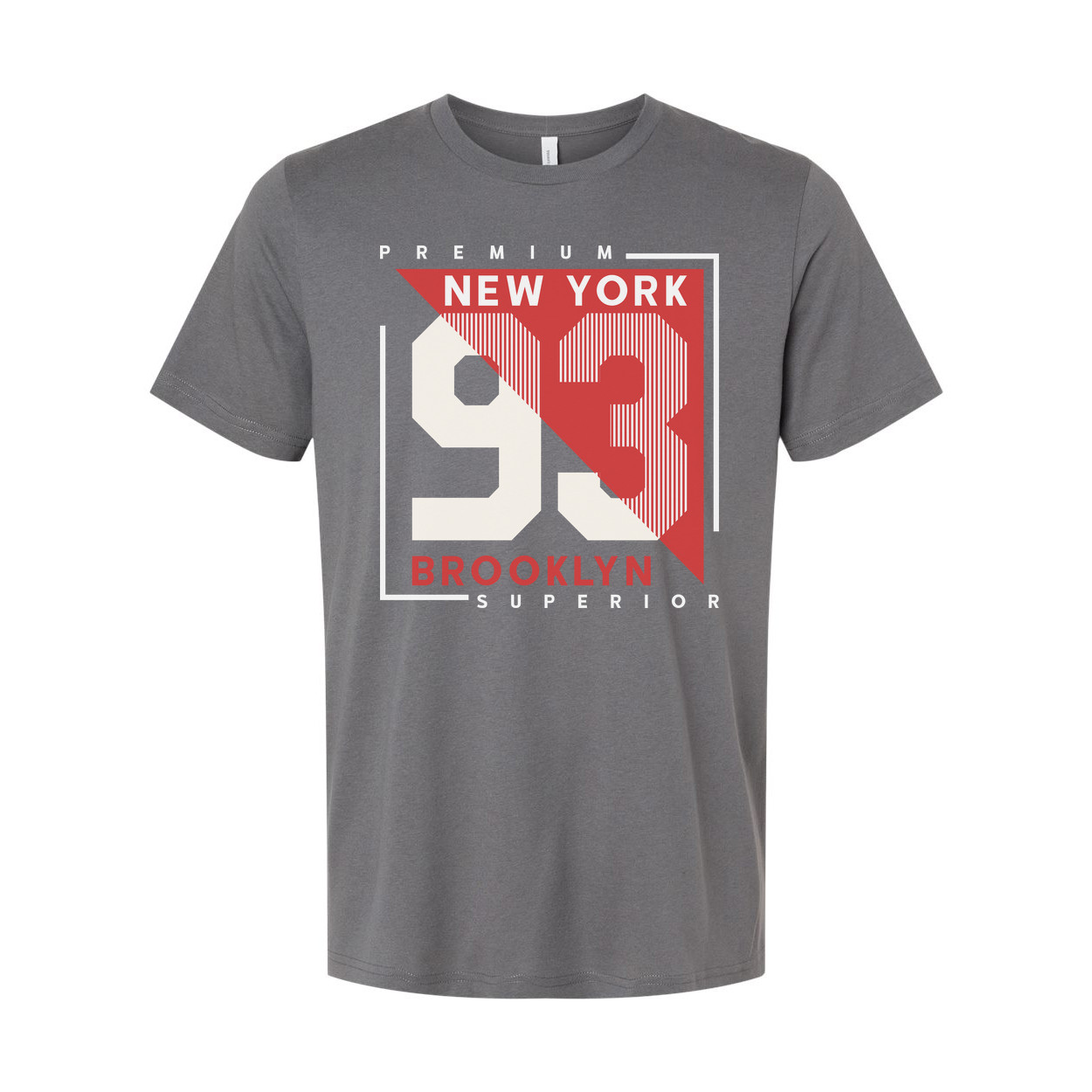 Premium New York 93 Graphic T Shirt With Brooklyn Superior Text Unisex Short Sle
