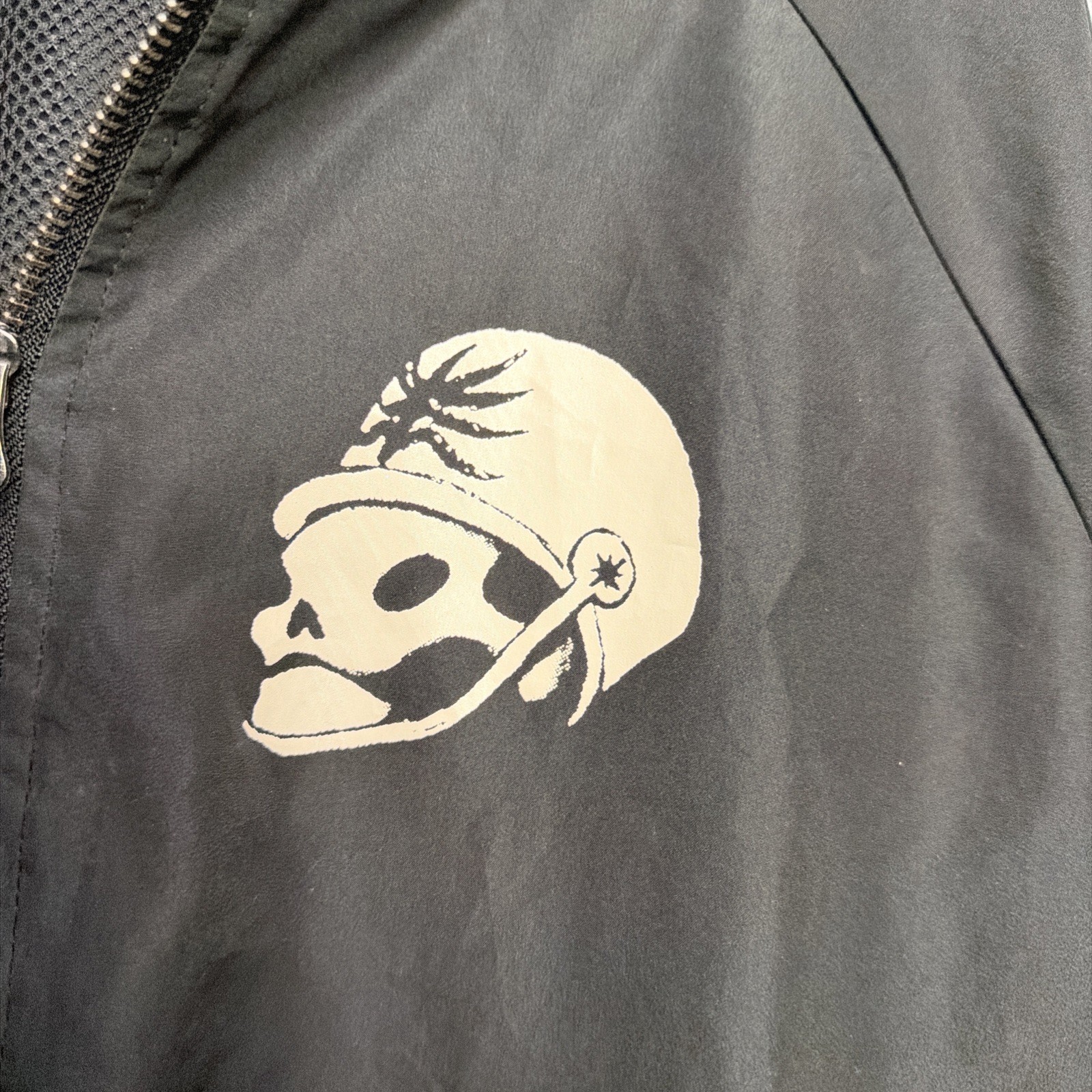 My Chemical Romance Windbreaker Jacket L Black Lightweight 2017 1/2 Zip Pullover