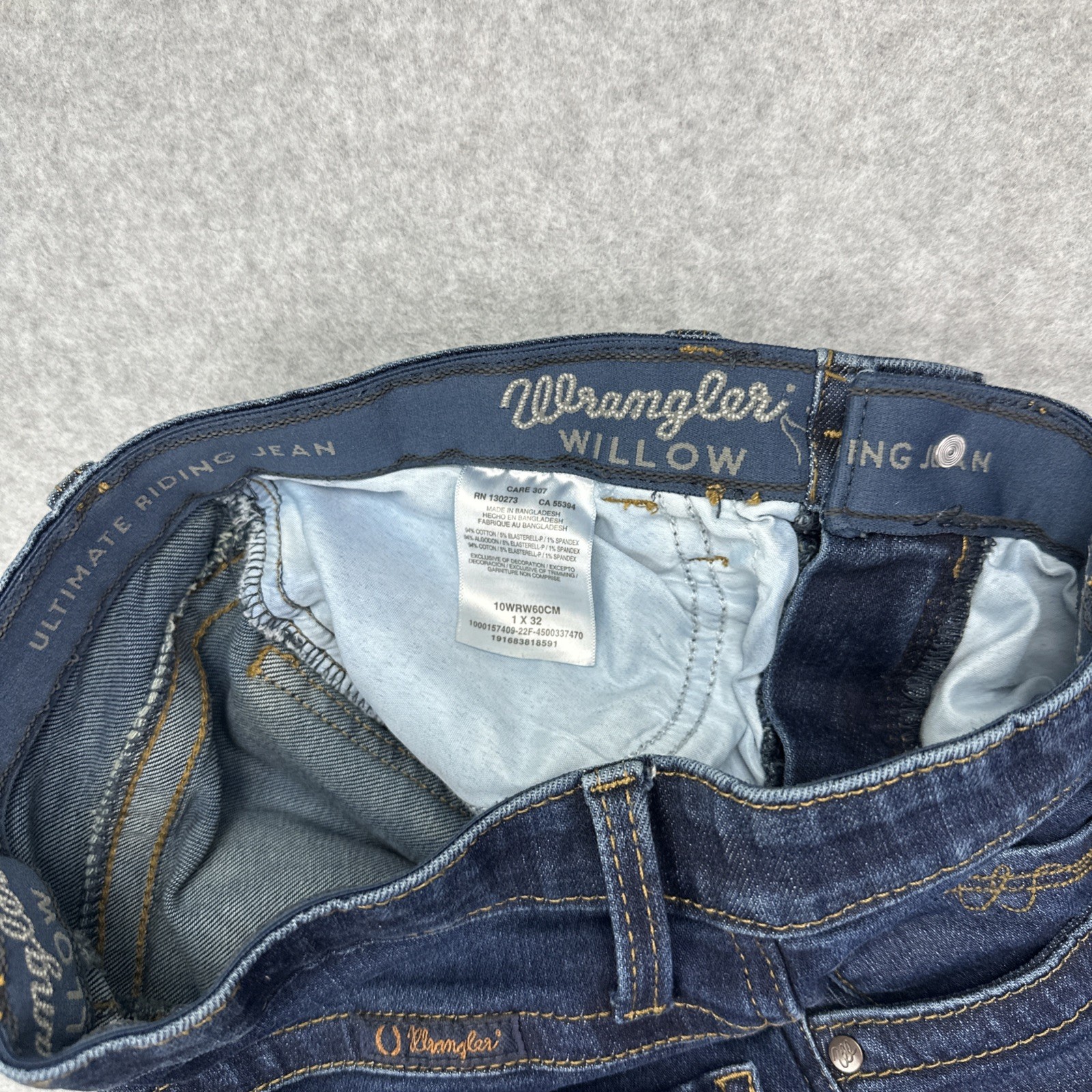 Wrangler Willow Women’s Ultimate Riding Jeans Size 1×32