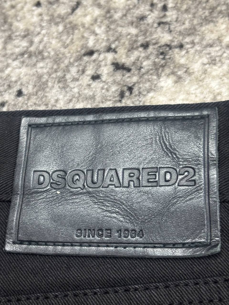 DSQUARED2 Black Denim Jeans Size 54 Made in Romania Straight Slim Authentic