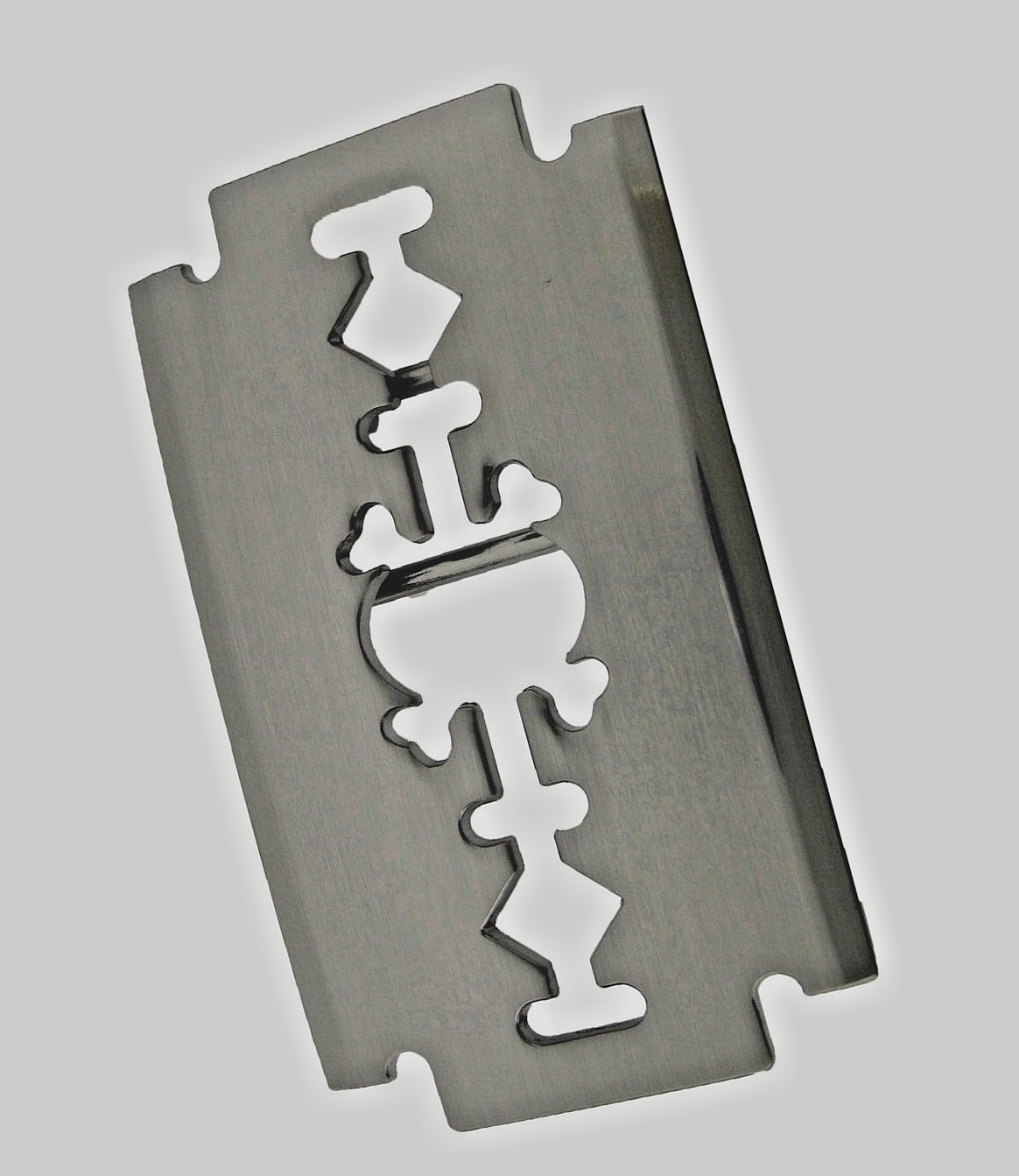 New Silver Razor Blade Barber Gift Belt Buckle Punk Hip Biker Cutter Rock Gothic