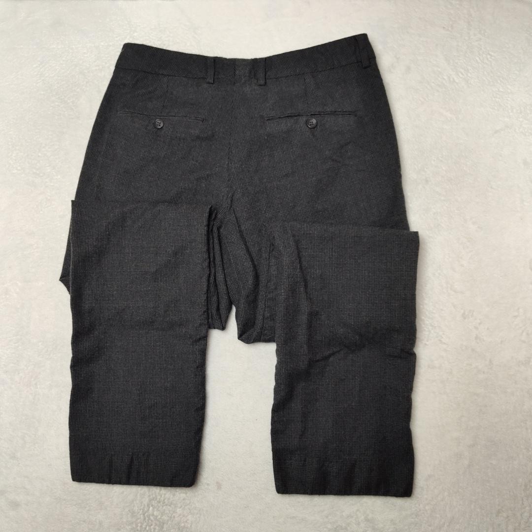 Bonobos Pants Mens 30×30 Gray Tweed Marzotto Wool Straight Flat Lined Italy