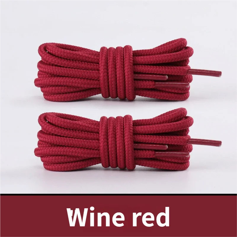 2Pair NEW Classic Round Shoelaces for Sneakers Martin Boot Hiking Shoes Shoelace