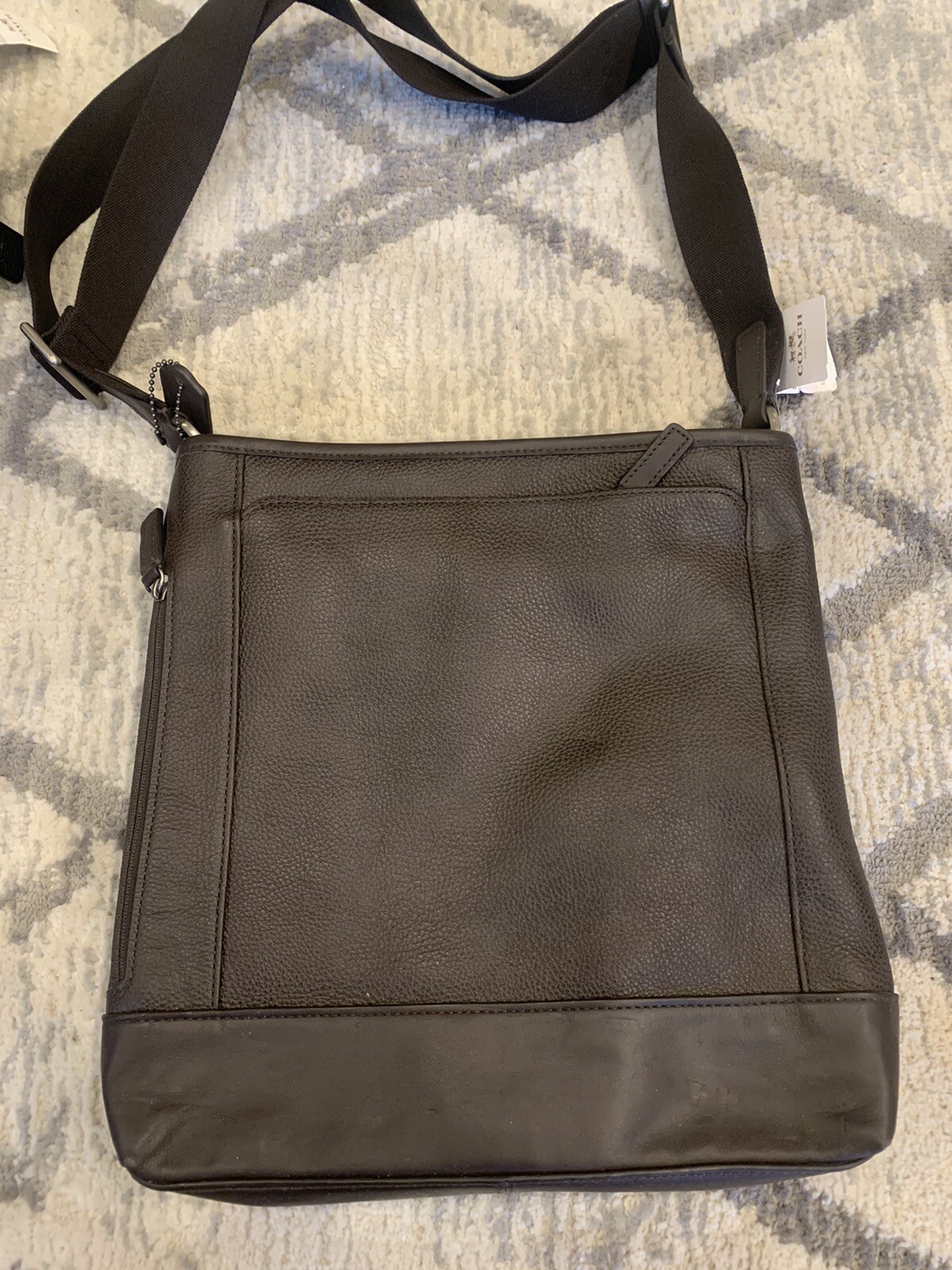 NWT COACH CLASSIC CAMDEN TECH LEATHER FILE MESSENGER BAG CROSSBODY BAG F71341