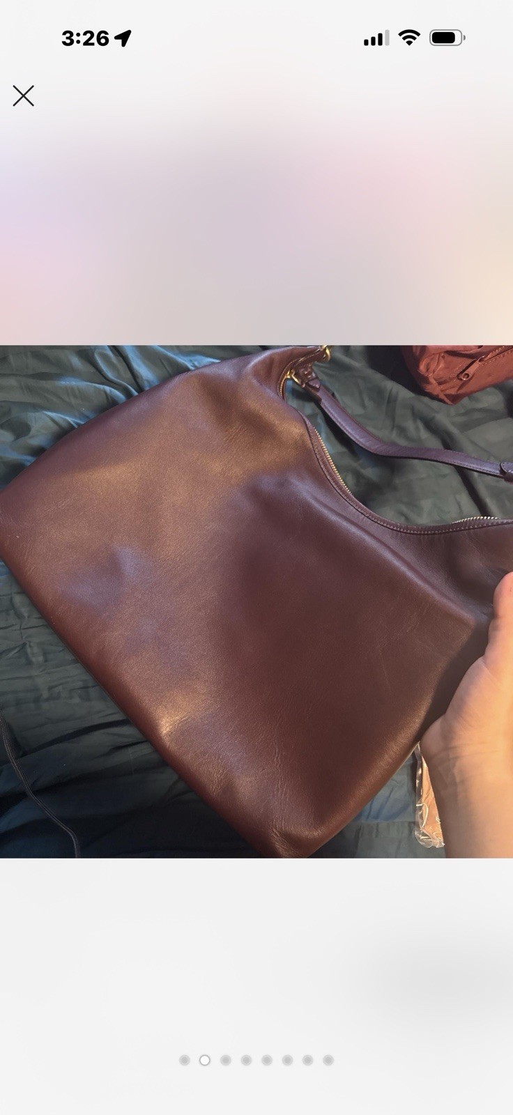 Coach Juliet 38 Black Currant