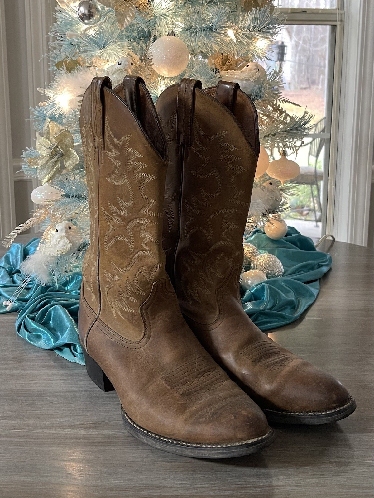 Ariat 34725 Brown Heritage Men- 9.5D Western Cowboy Boots