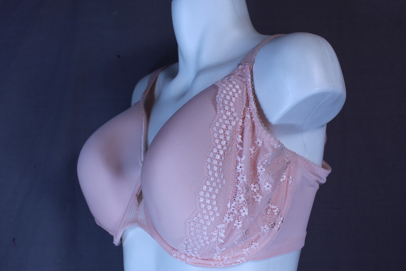 Elomi Charley Underwire Lined Spacer T-Shirt Bra EL4383 Size USA 36K rose