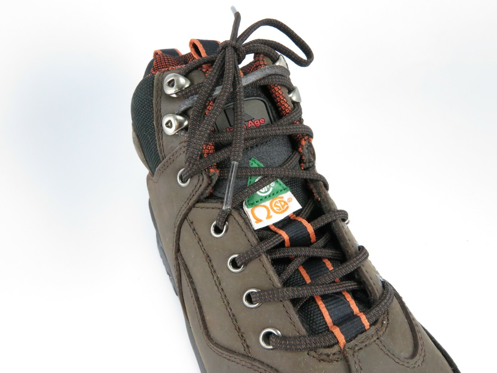 NEW – Iron Age Steel Toe Safety Work Boots Mens Size 7-M/W Brown Nubuck Leather