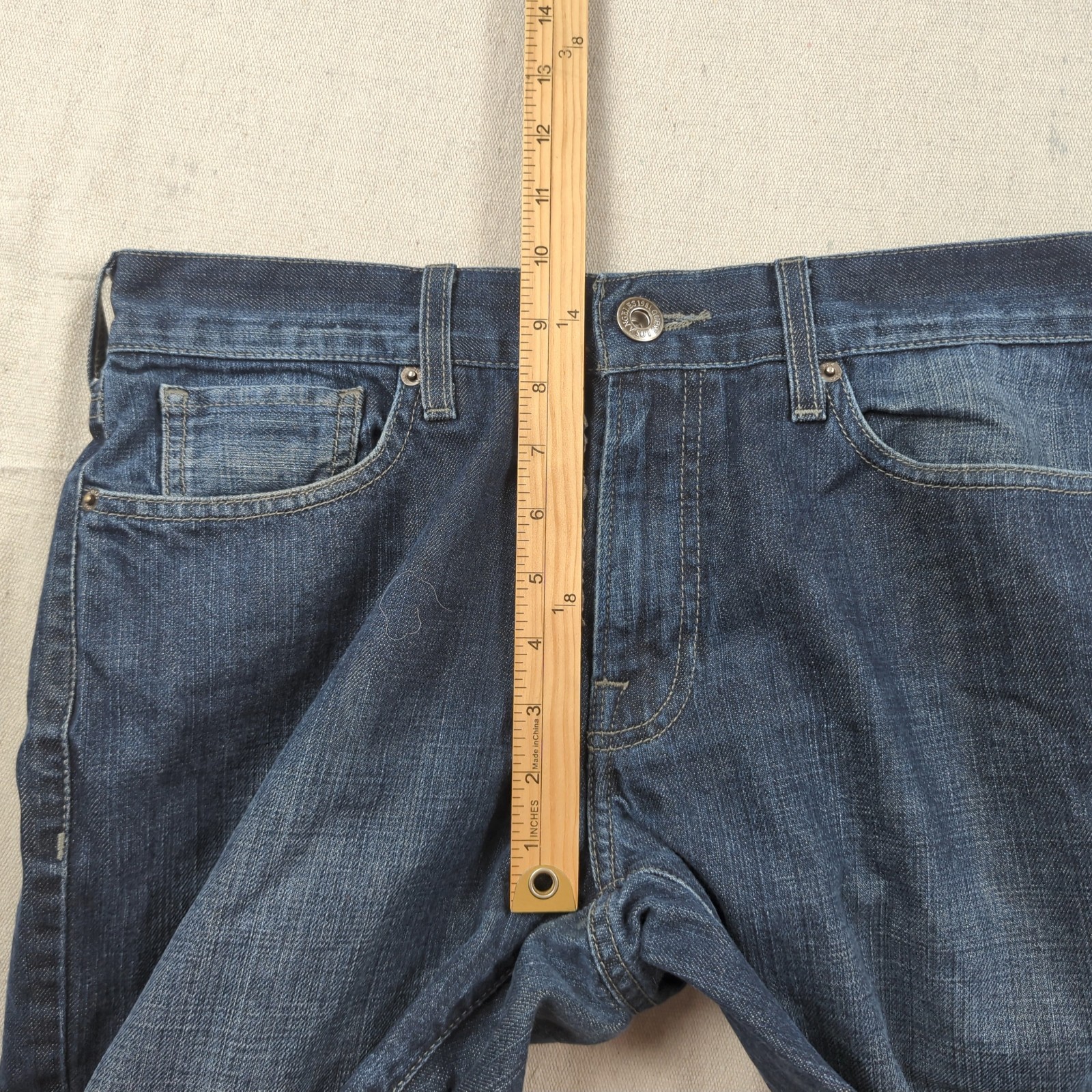 Guess Jeans Mens 34×33 Blue Falcon Boot Cut Dark Wash Western Cowboy