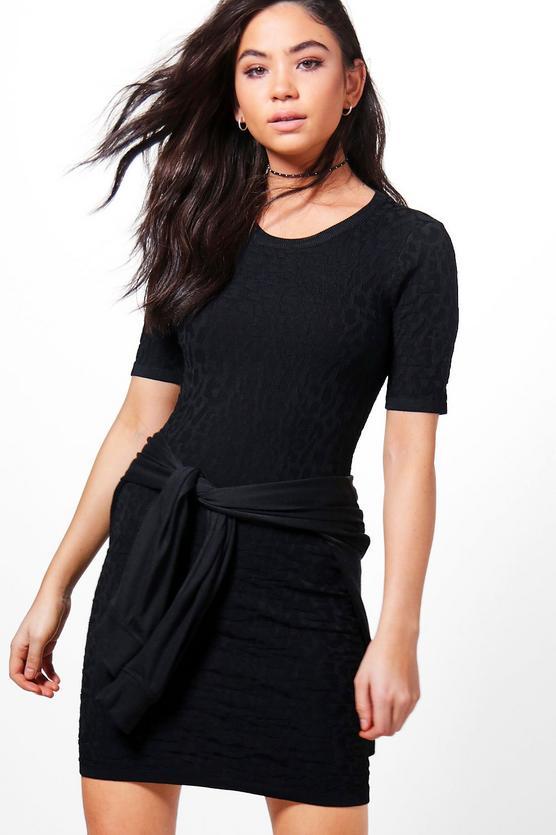 New Tabitha Zip Back Bodycon Dress S/M M/L Black Grey Khaki