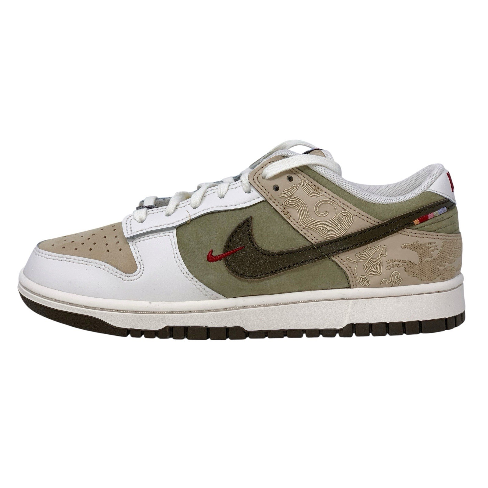 Nike Dunk Low ‘Pegasus Year of Horse CNY’ White Sneakers, Size 9 BNIB IQ1118-220