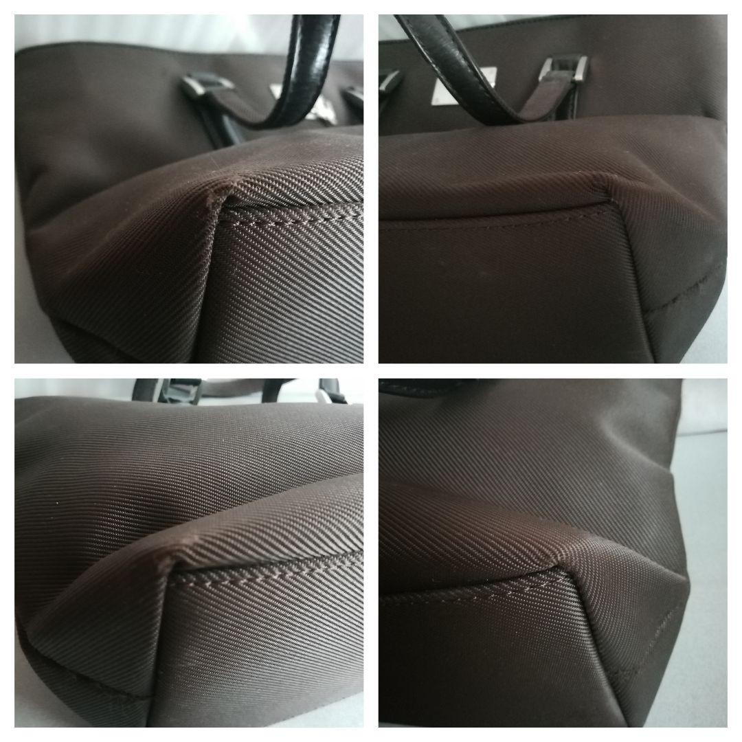 Courreges Handbag Brown 10.6 inch