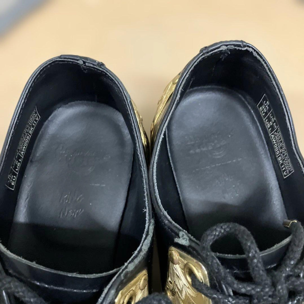 Dr. Martens x KING NERD 1461 Shoe Dress Black Gold US7 UK6 EU39 Men’s