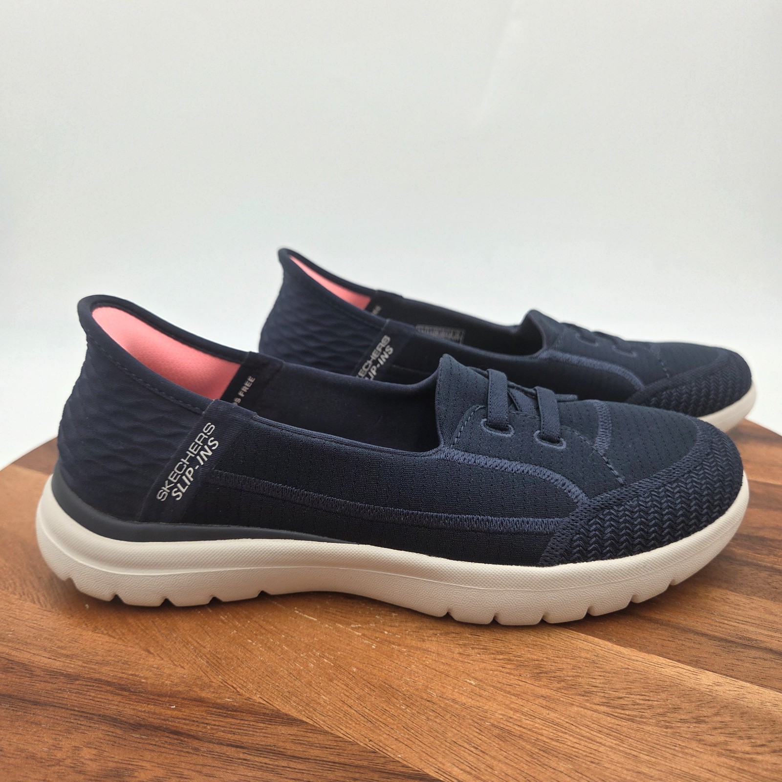Size 6.5 Skechers Hands Free Slip-ins Women’s Shoes Top Notch- Blue Slip-on