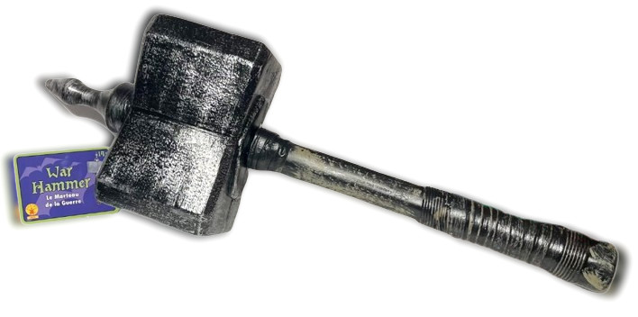23″ MEDIEVAL WAR HEAD HAMMER Jumbo Thor Costume Weapon Prop Viking Battle Mallet