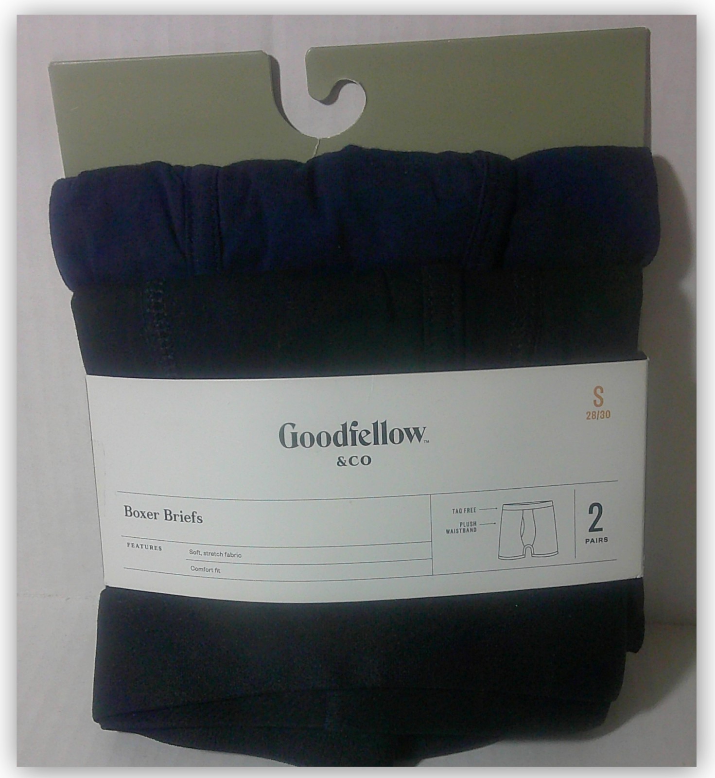 Goodfellow & Co BOXER BRIEFS 2pk SOFT STRETCH KNIT fabric Choice solids & prints