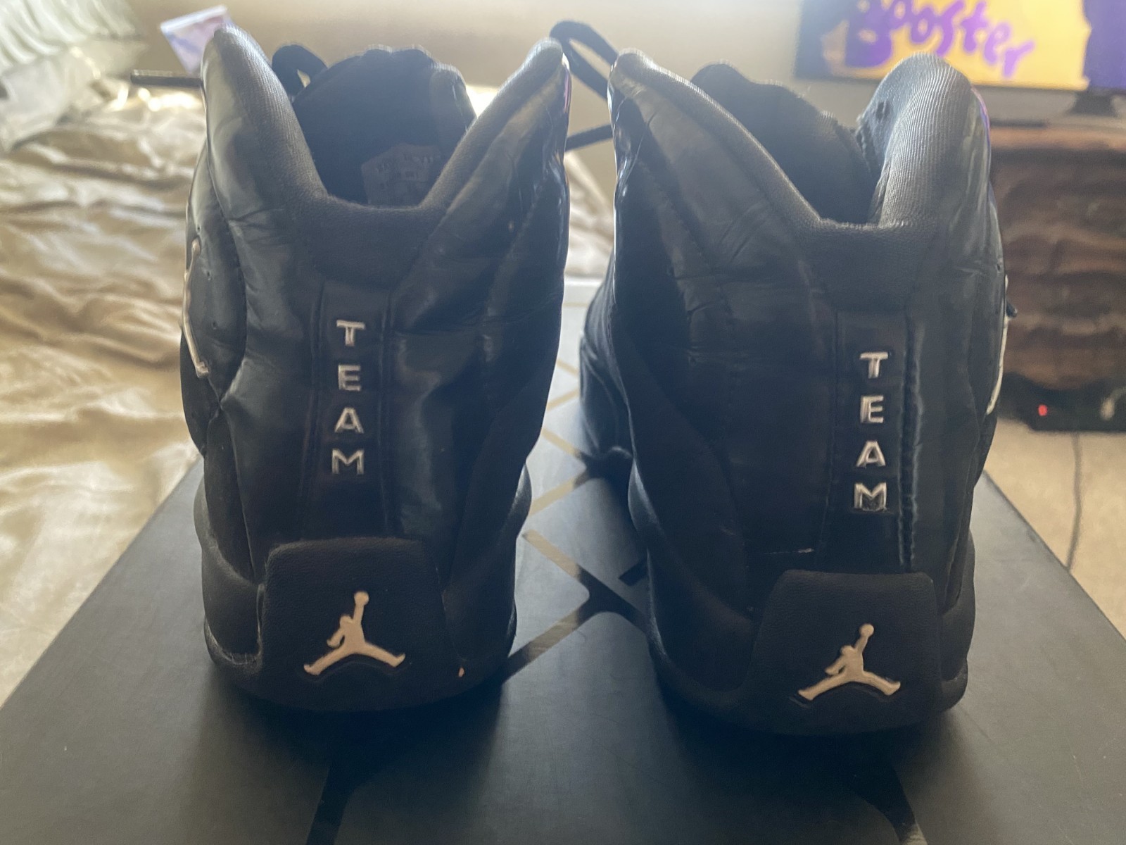 Nike Air Jordan Laney 23 All Black Stealth Jumpman Team Leather Women’s Size 4