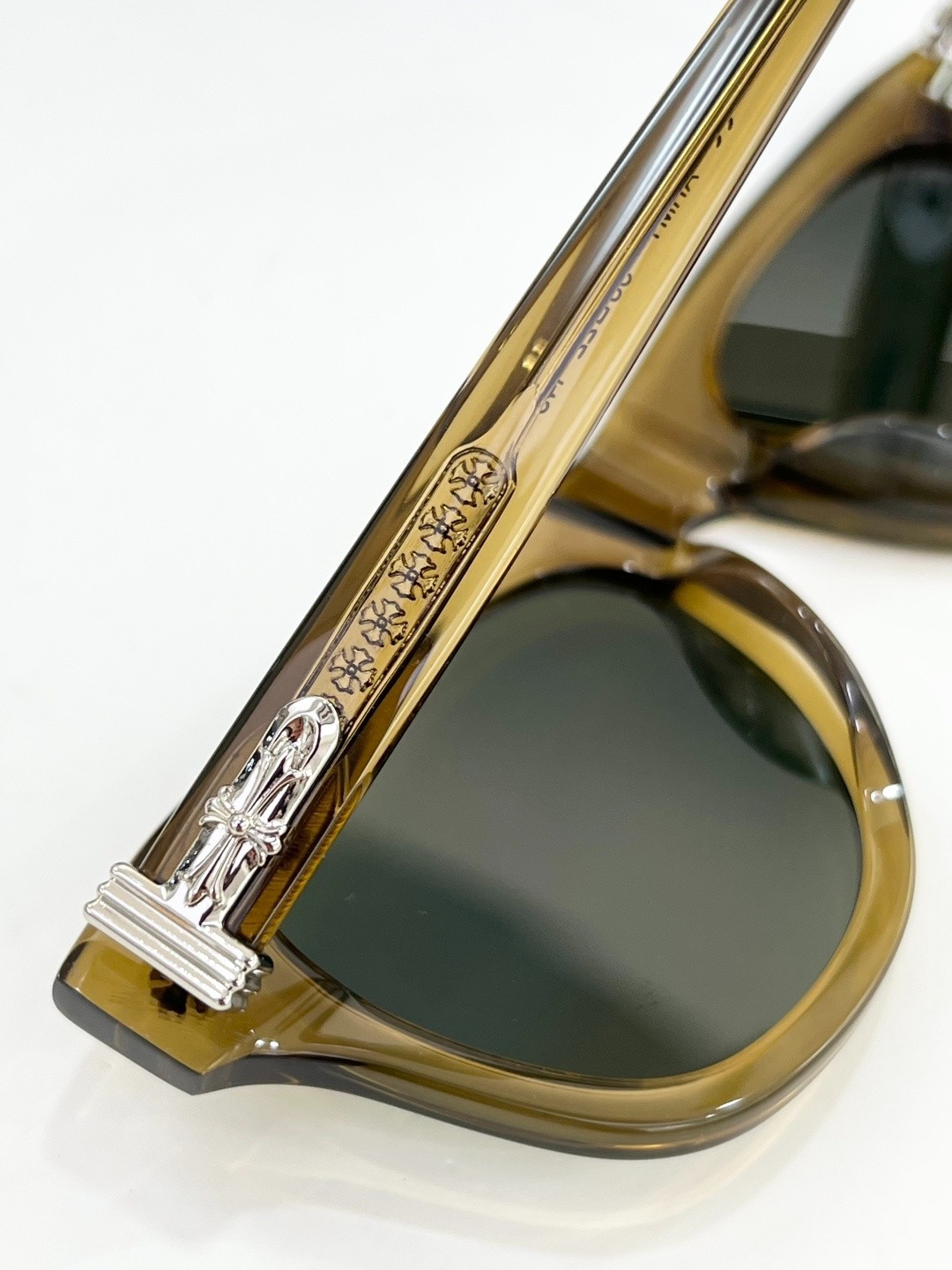 Chrome Hearts Mod ：TRITITSAGAIN Sunglasses Size ：53口22-149 🐟 1524 1724
