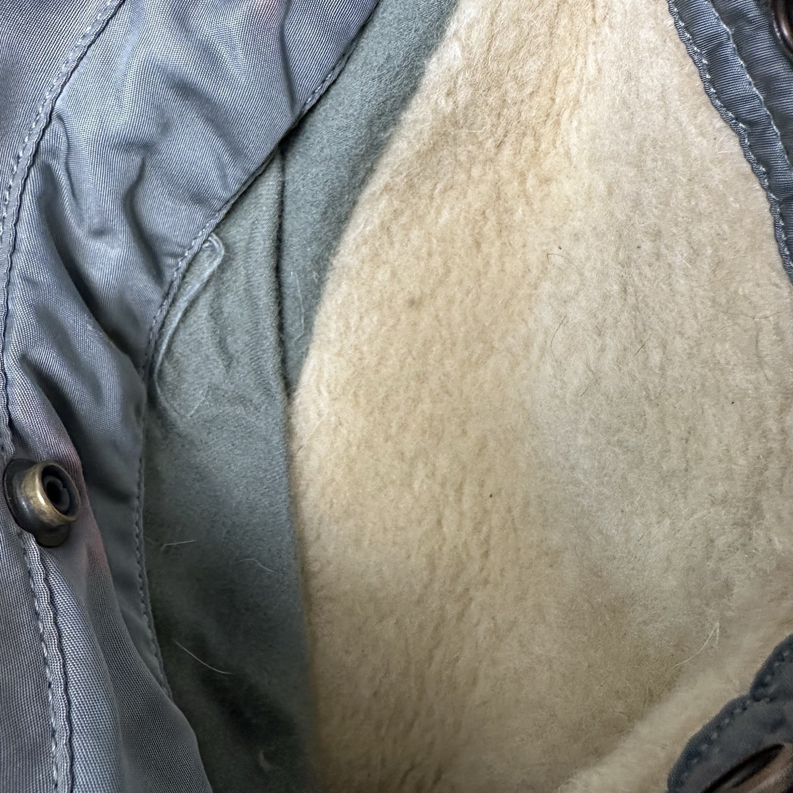 Vintage 50s US Air Force N-3B Snorkel Parka Large Green Fur Military Jacket