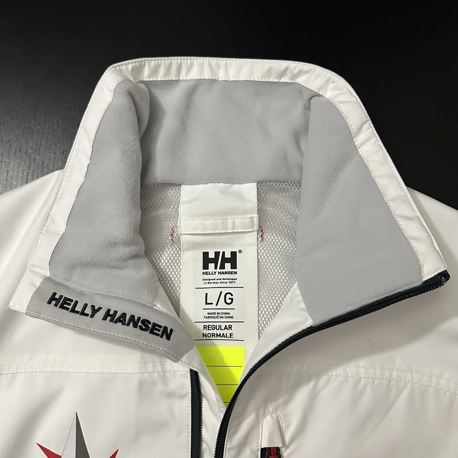 Helly Hansen Gilet Crew Vest Sailing Mens Size Large White 30270-001 NWT
