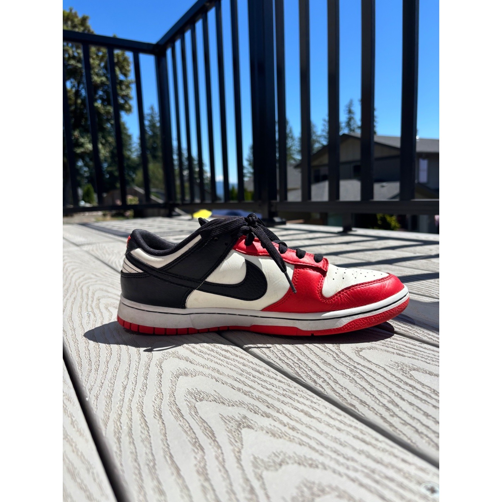 Nike Dunk Low Men’s Size 10 EMB NBA 75th Anniversary Chicago Sneakers