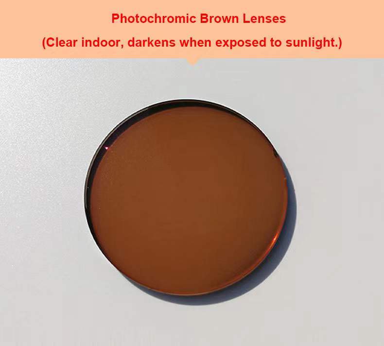 Men’s Full Rim Photochromic Brown Single Vision Reading Glasses Sunglass Reader