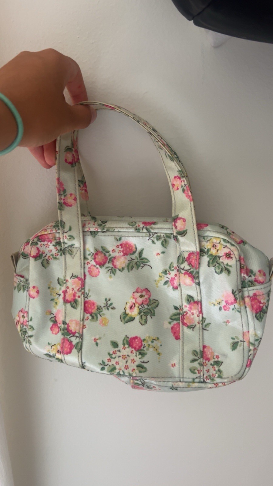SEND ME OFFERS Original Rare Discontinued Cath Kids London Kids Blue Floral Bag