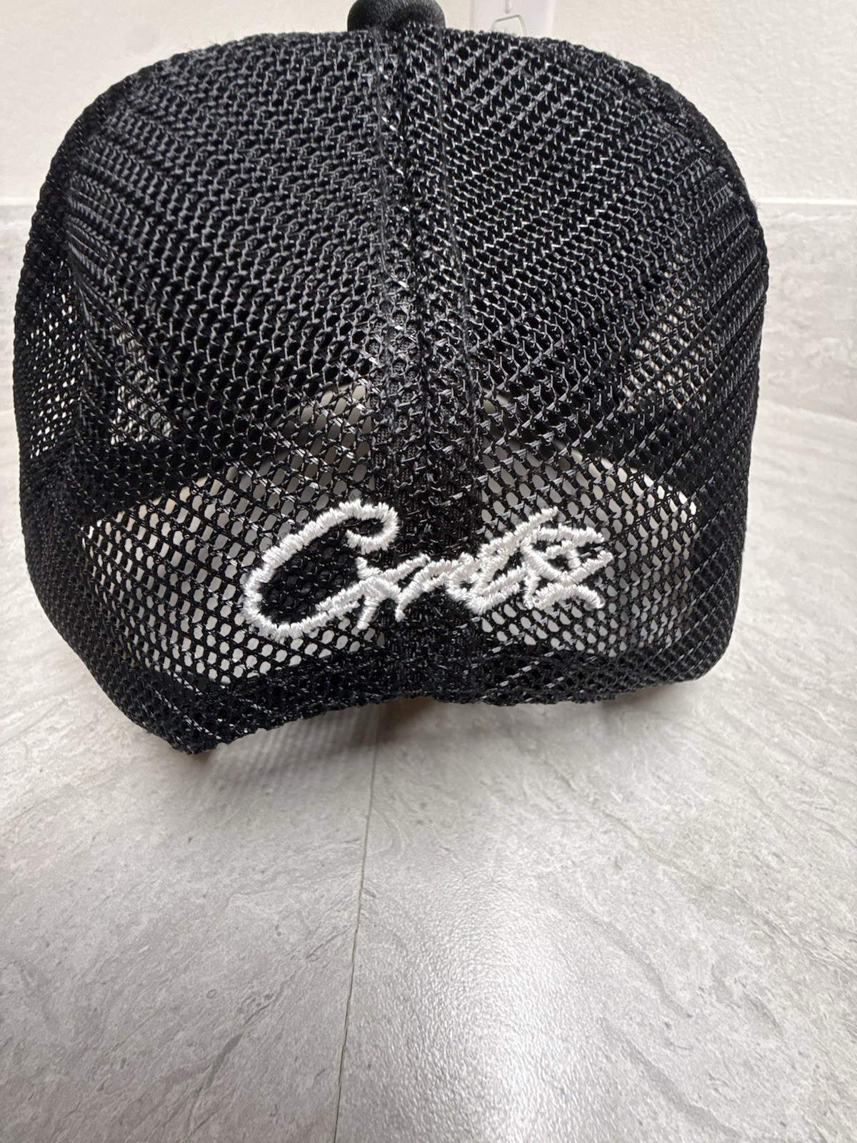 Corteiz Black Trucker Hat (Embroidered) Brand New With Tags