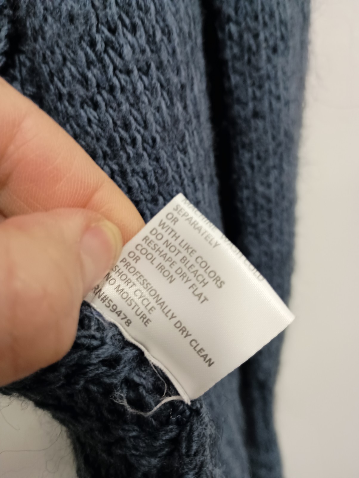 Berretti Womens Cardigan Medium Gray Wool Blend Cascading Bell Sleeve Timeless