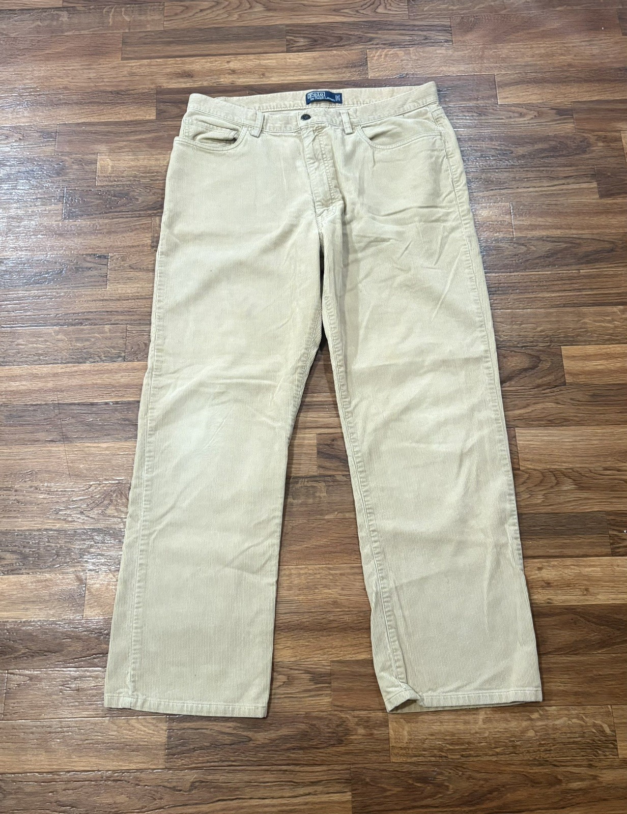 Polo Ralph Lauren Corduroy Pants Men’s 35×30 Brown Straight Leg Casual Chinos