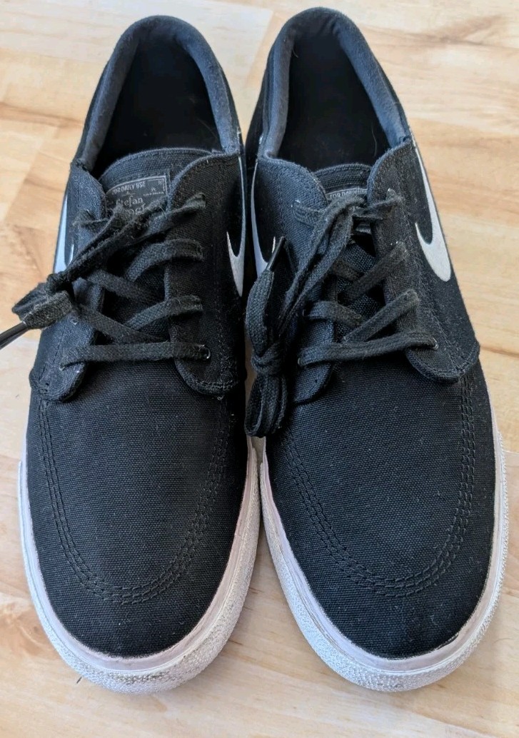 Nike Sb Zoom Stefan Janoski Canvas RM Black White AR7718-001 Men’s Size 12