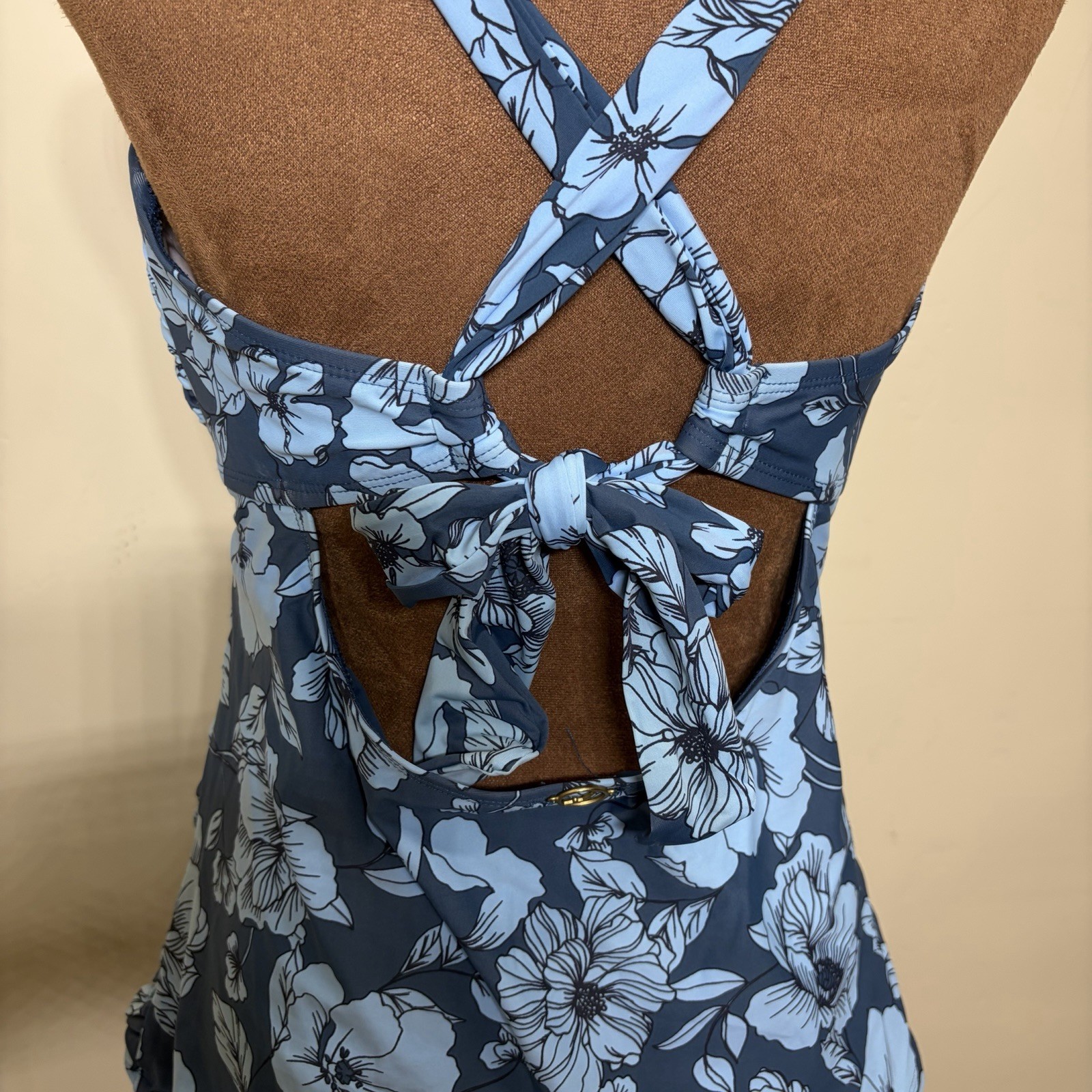 Jantzen Swim Tankini, Blue, Size 14, NWOT!