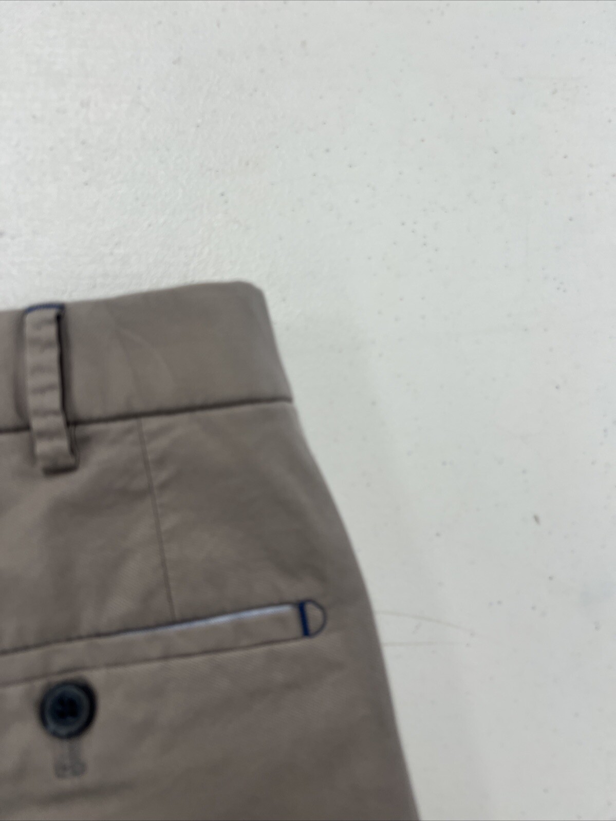 NEW WITH TAGS Hiltl Men’s Gray Solid Wool Blend Khaki Pants 36X33 $225