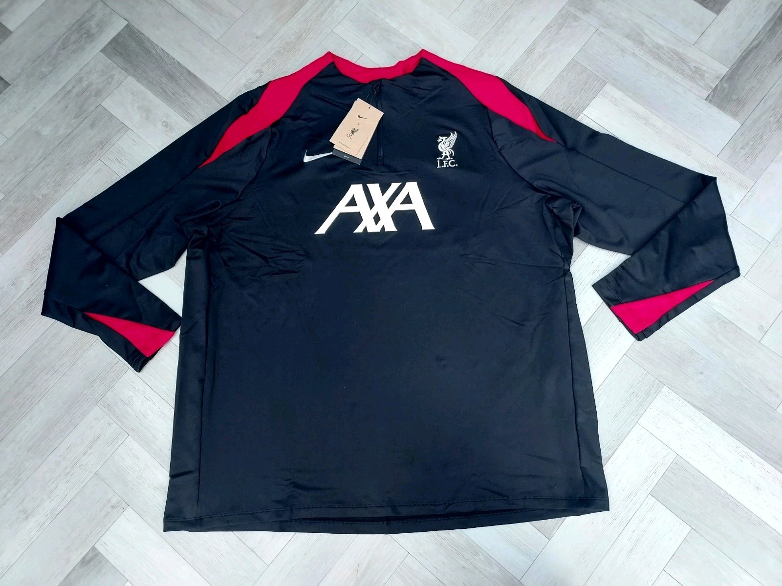 Nike Liverpool F.C Dri-Fit Strike Drill Top 1/4 Zip Top Mens XXXL RRP £60 REDS
