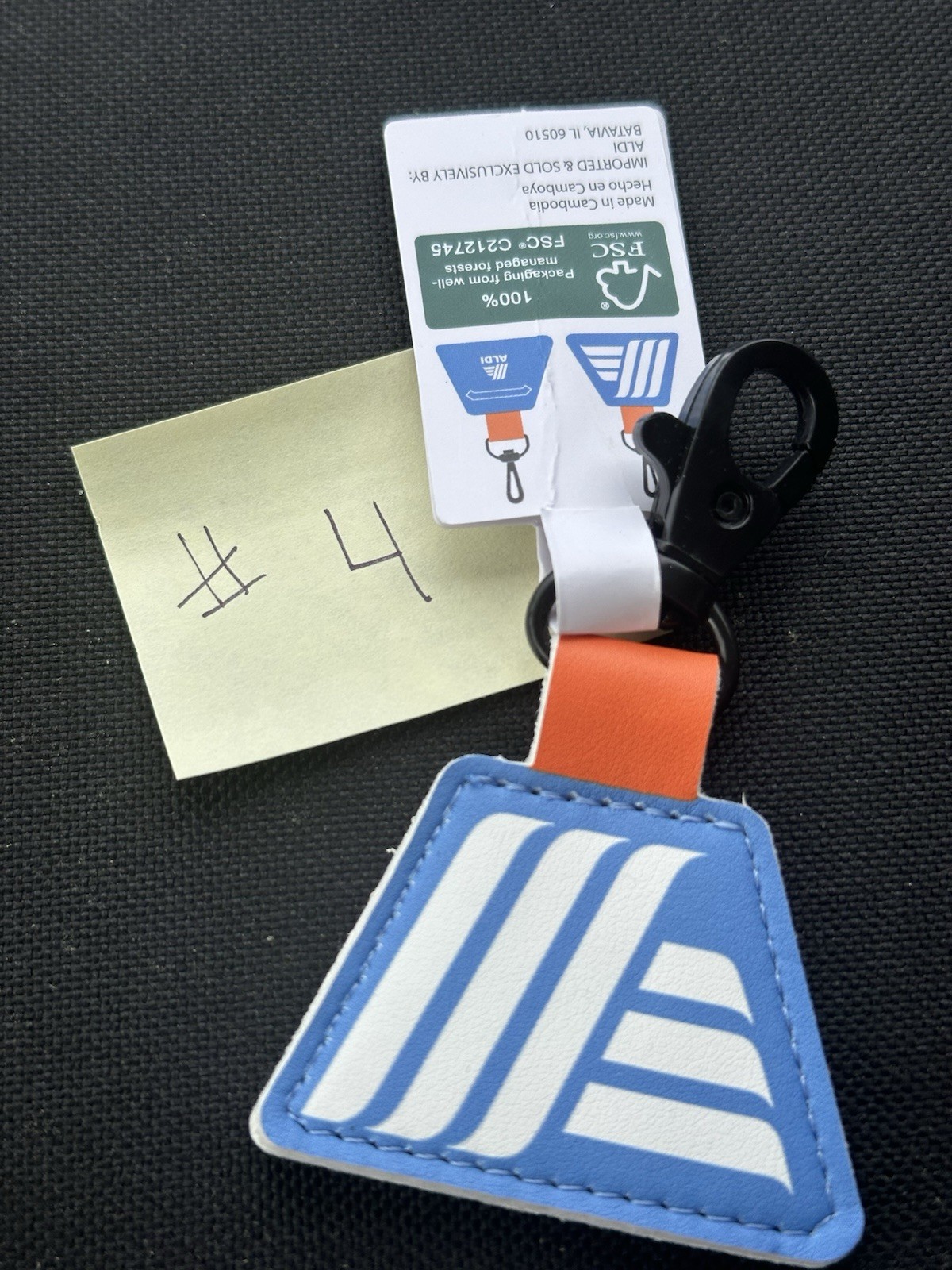 Aldi Shopping Cart Quarter Holder Keychain ~ You Choose ~ New with tags