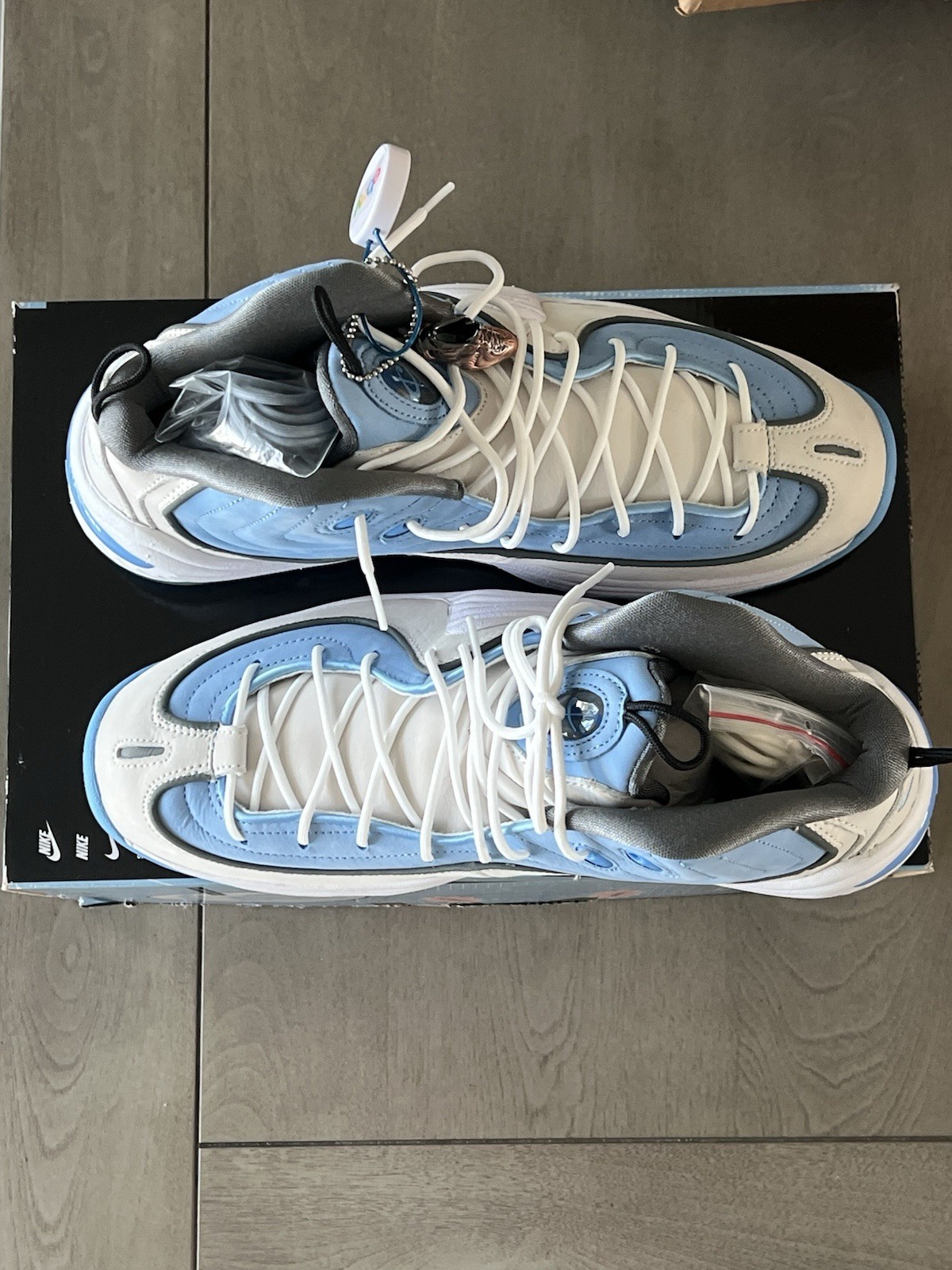 Nike Air Penny 2 Social Status Mid Top Sneakers Blue/Gray/White