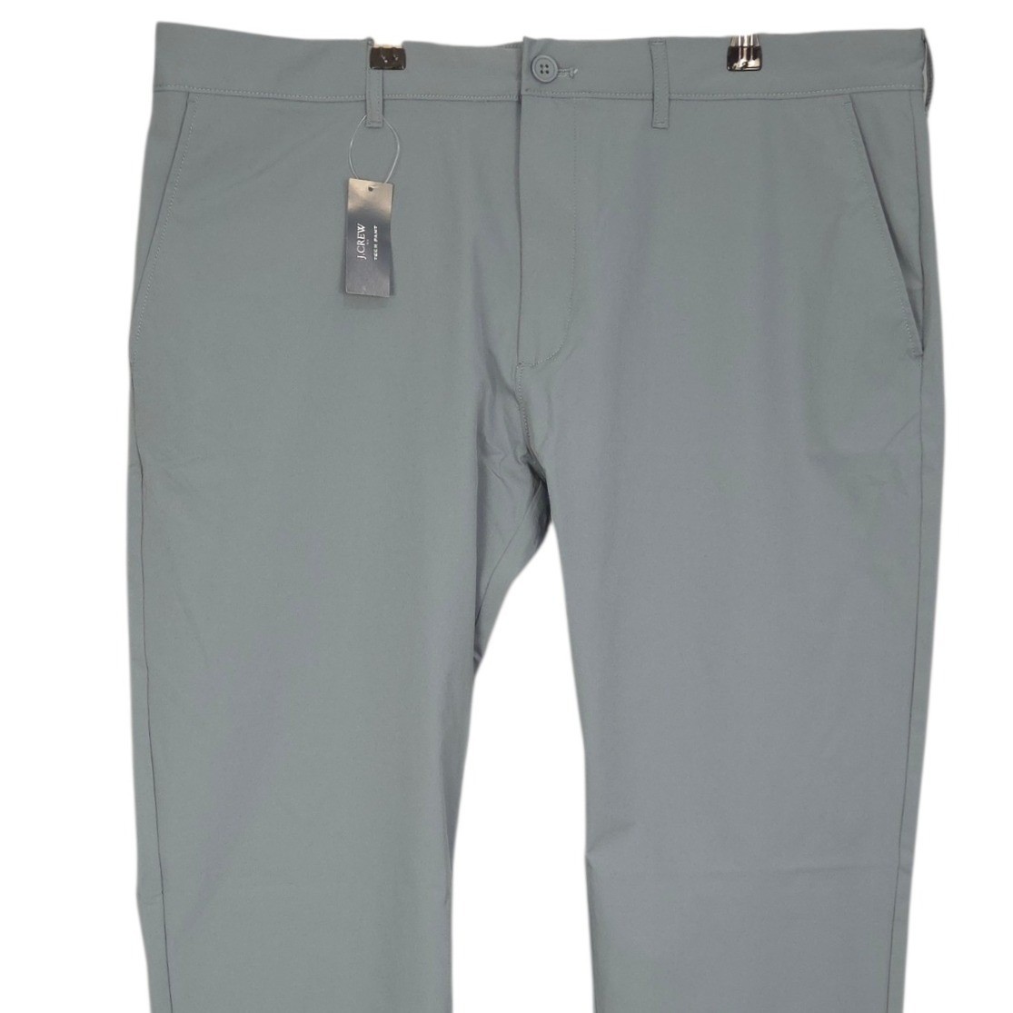 J Crew Pants Mens 38×32 Slate Gray Flex Slim Tech Performance Stretch AA712 NEW