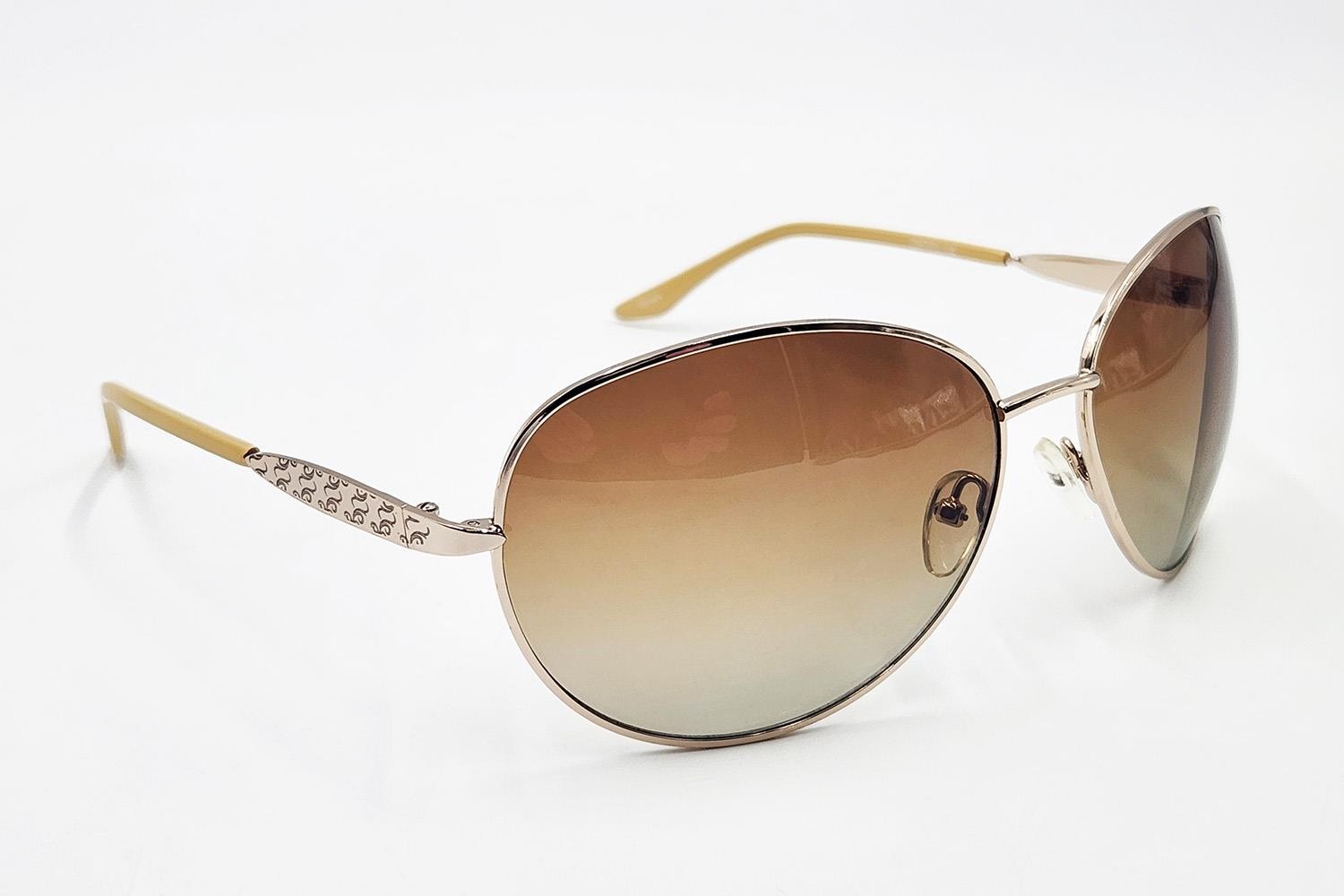 JLO By Jennifer Lopez Sunglasses Gold Cream w/ Light Brown Gradient
