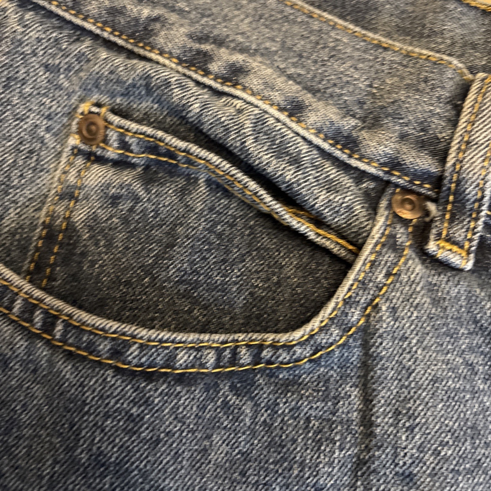 Lee Mens Jeans Relaxed Fit Straight Leg 42×32” Comfort Stretch 5 Pocket Blue