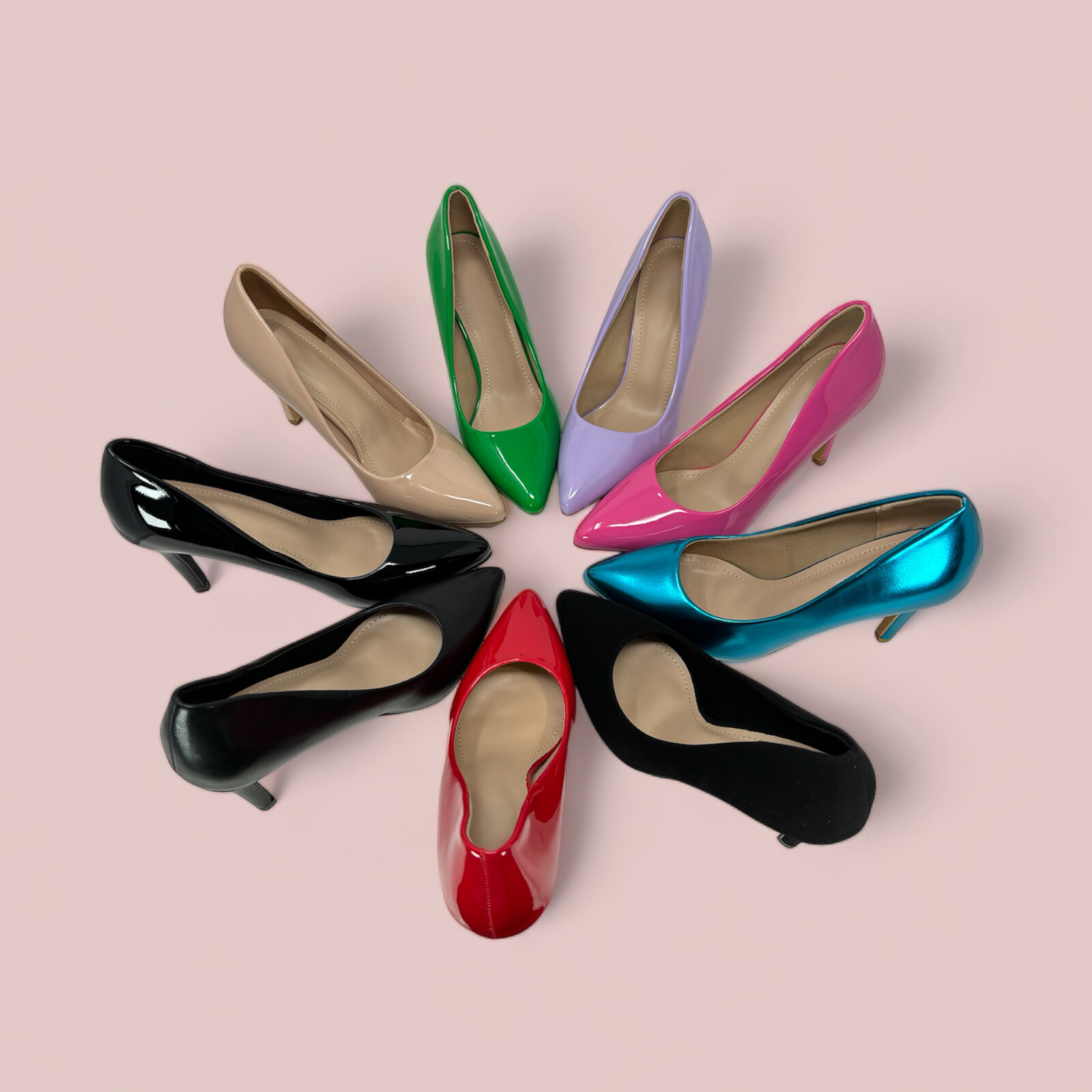 Women Trendy Pumps, Pointed Toe High Heel 4 inch/10cm Party Stiletto Heels Shoes