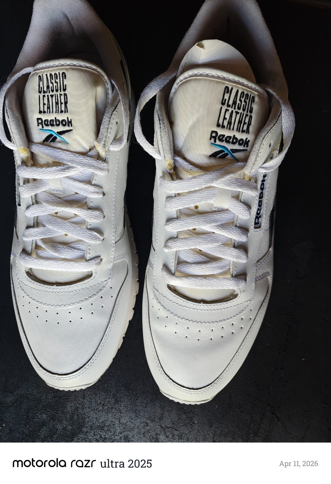 Size 11.5- Reebok Classic Leather OG ” My Name Is” – Radiant Aqua !Worn 4 times!