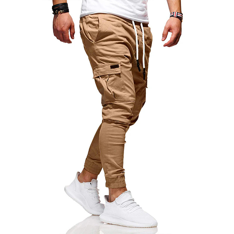Men’s Casual Joggers Pants Sweatpants Cargo Combat Loose Sport Workout Trousers