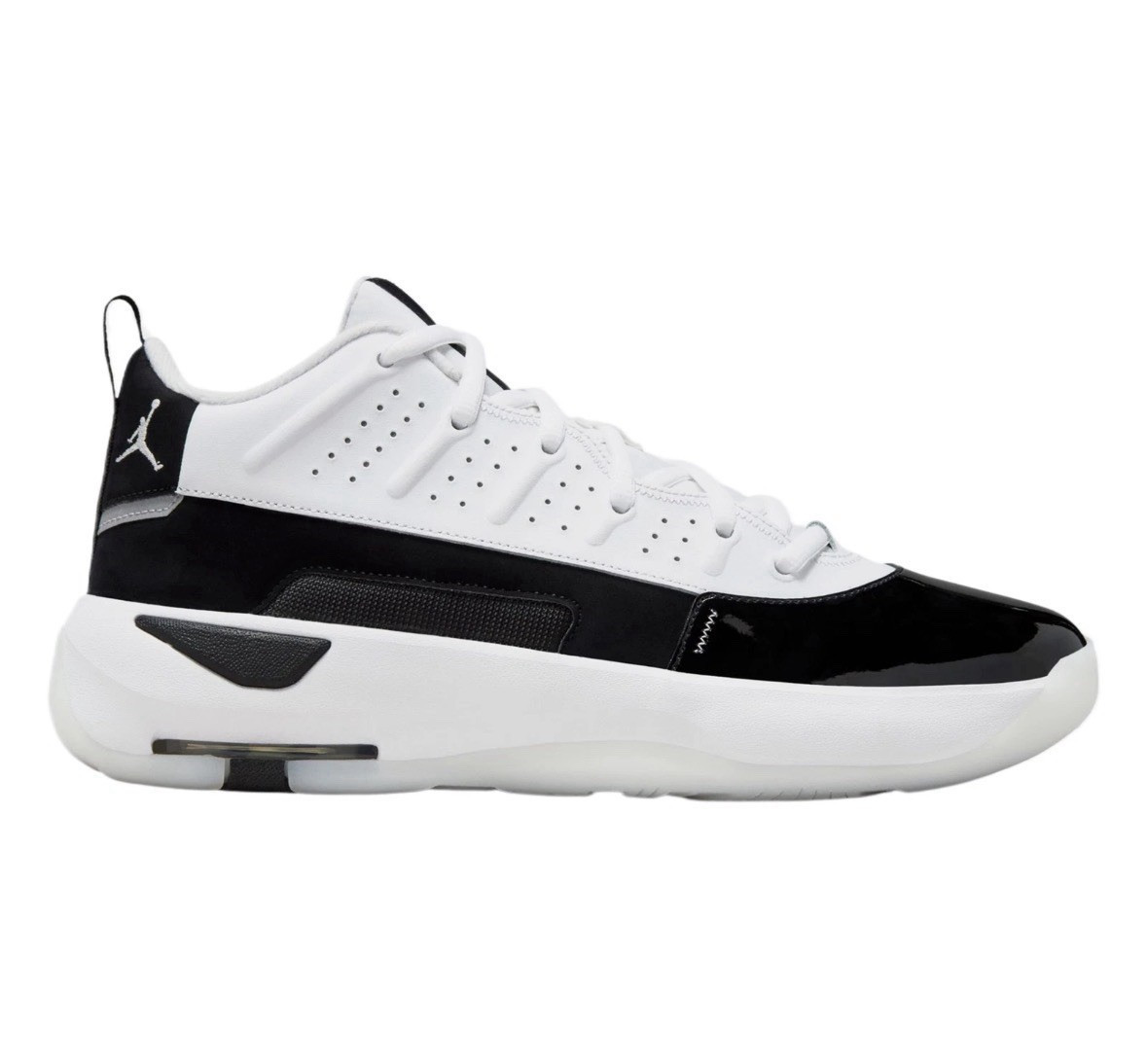 Jordan Mens Basketball Sneaker Low Top Lace-Up White/Black US 12 UK 11 EUR 46