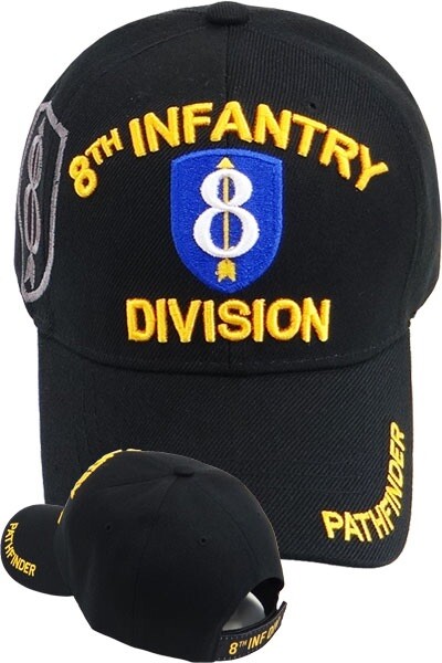 U.S. ARMY 8th Infantry Div Pathfinder Shadow Cap Adjustable One Size Fit Most