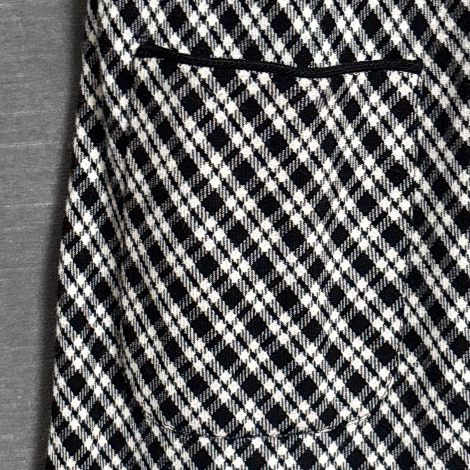 Vintage Talbots Dress 8 Black Plaid Sheath Wool 90s y2k Preppy Academia USA Made