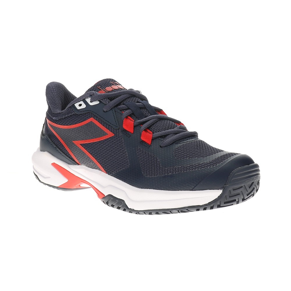 diadora Trofeo 2 All Ground Pickleball Mens Blue, Red Sneakers Athletic Shoes 1