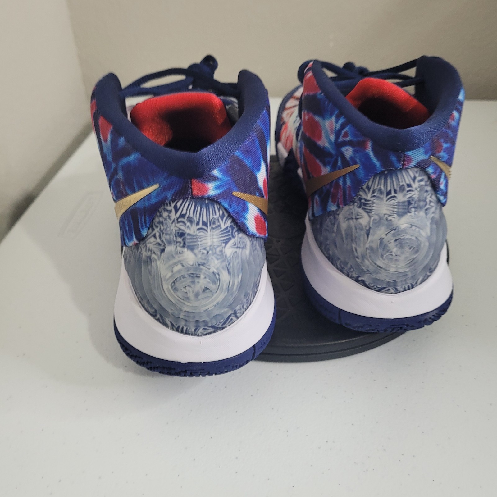 Nike Kybrid S2 CQ9323-400 Irving “Tie Dye USA” Red Blue White 2020 Men Size 11