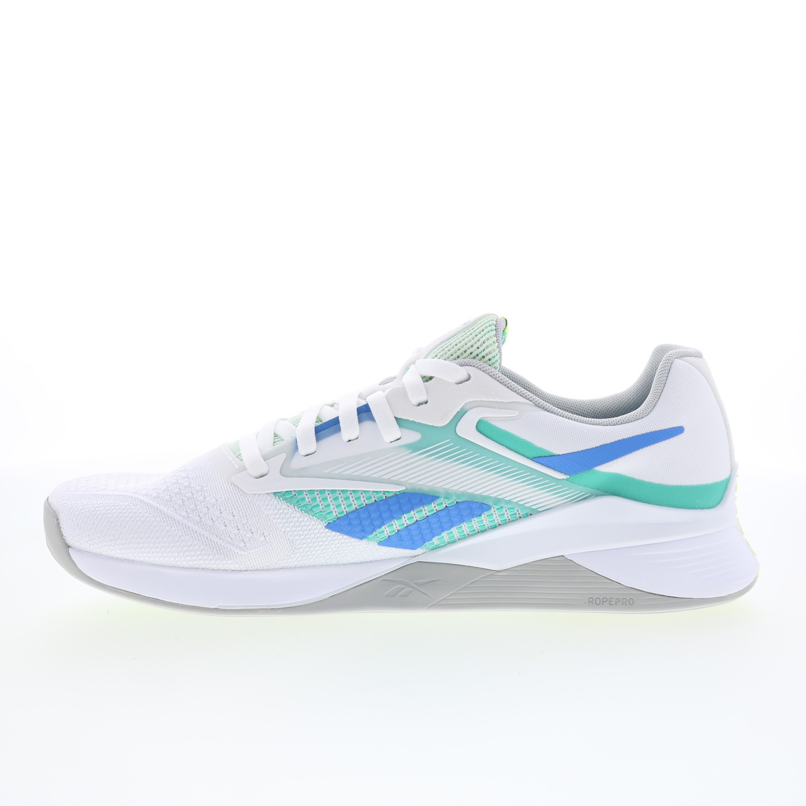 Reebok Nano X4 Mens White Mesh Lace Up Athletic Cross Training Shoes